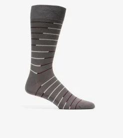 1 Pack Broken Stripe Dress Crew Socks*Cole Haan Store