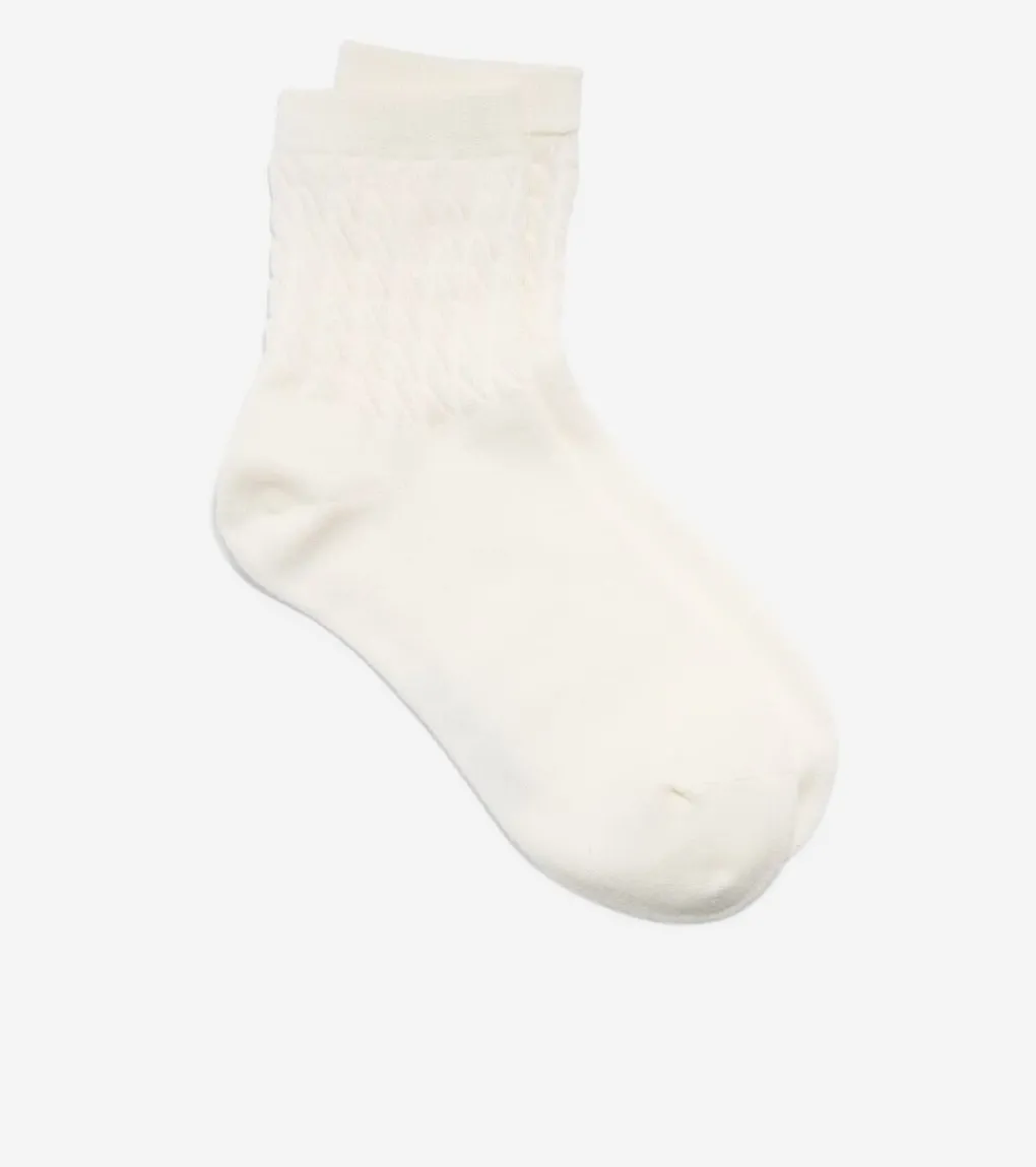 1 Pack Cable Knit Anklet Socks*Cole Haan Cheap