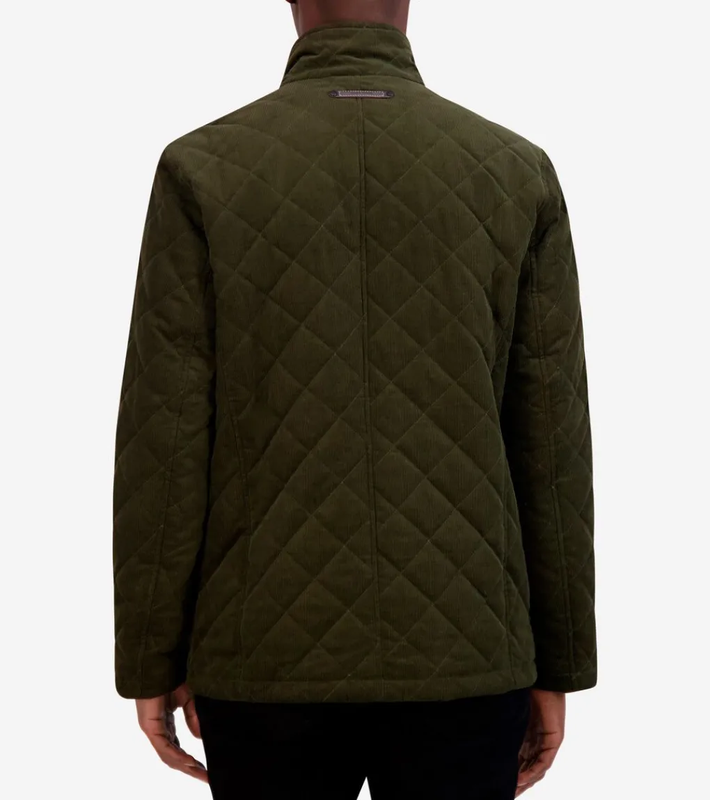 Men's Diamond-Quilted Corduroy Jacket*Cole Haan Outlet