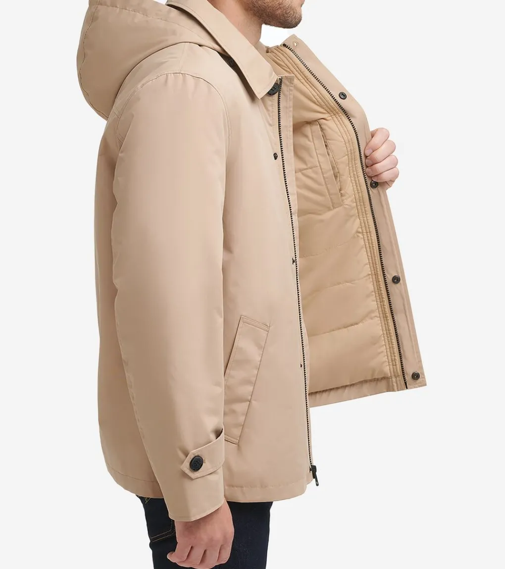 Men's Hooded Rain Jacket*Cole Haan Sale