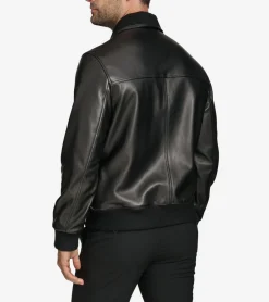 Men's Leather Aviator Jacket*Cole Haan Hot