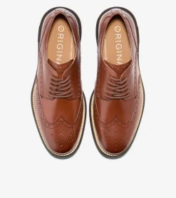 Men's &Oslash;riginalGrand Remastered Wingtip Oxfords*Cole Haan Best Sale