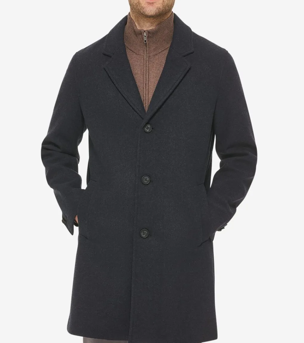 Men's Single-Breasted Top Coat*Cole Haan Online
