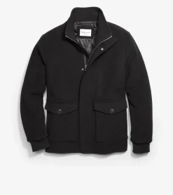 Men's Stand Collar Bomber Jacket*Cole Haan Best Sale