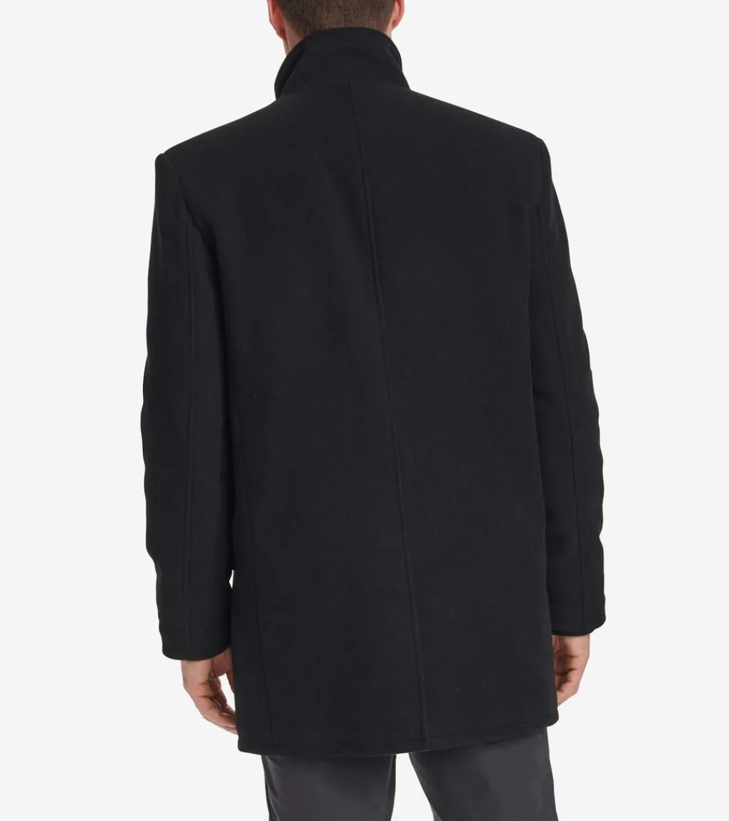 Men's Stand Collar Car Coat*Cole Haan Discount
