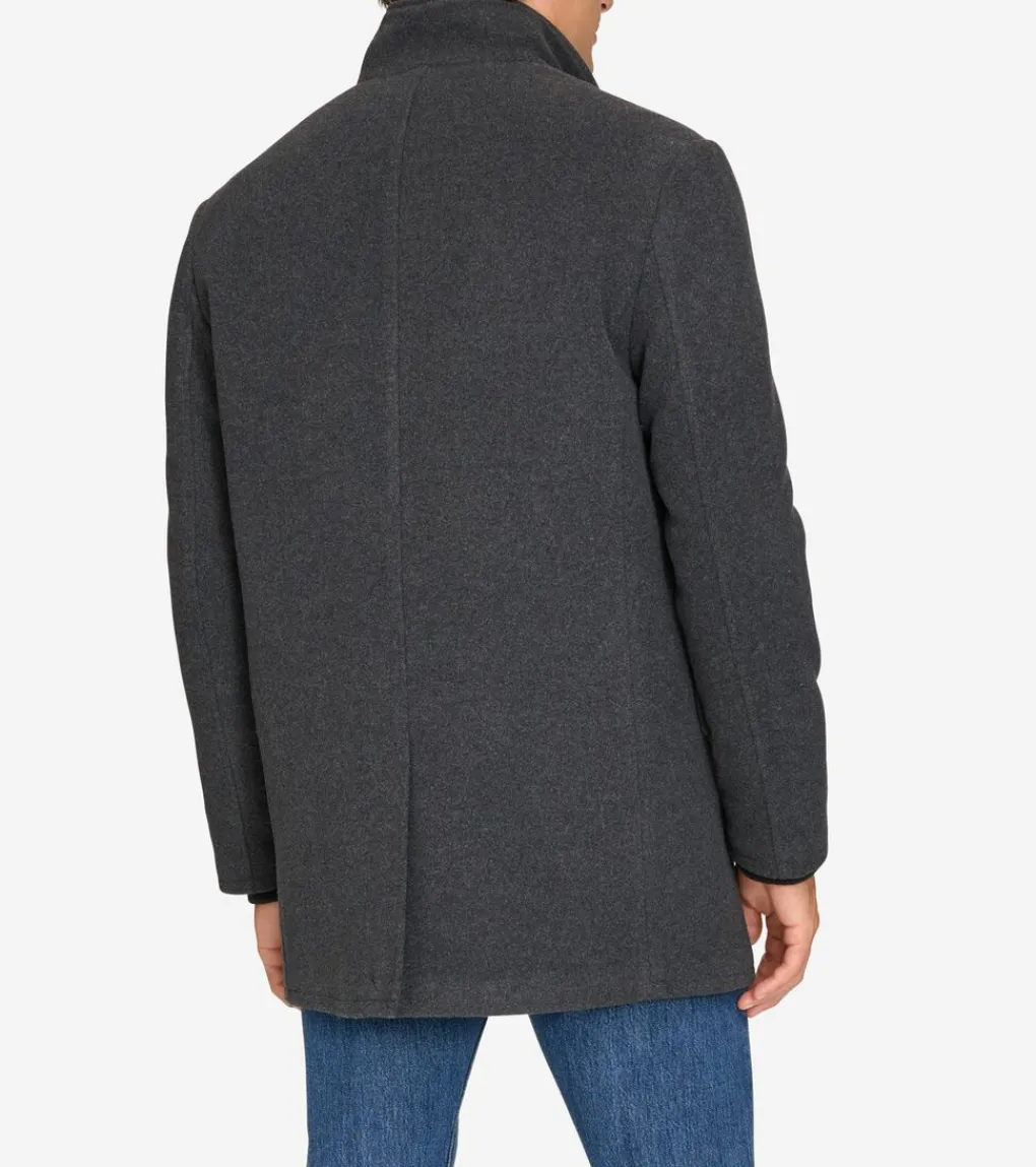 Men's Stand Collar Car Coat*Cole Haan Flash Sale