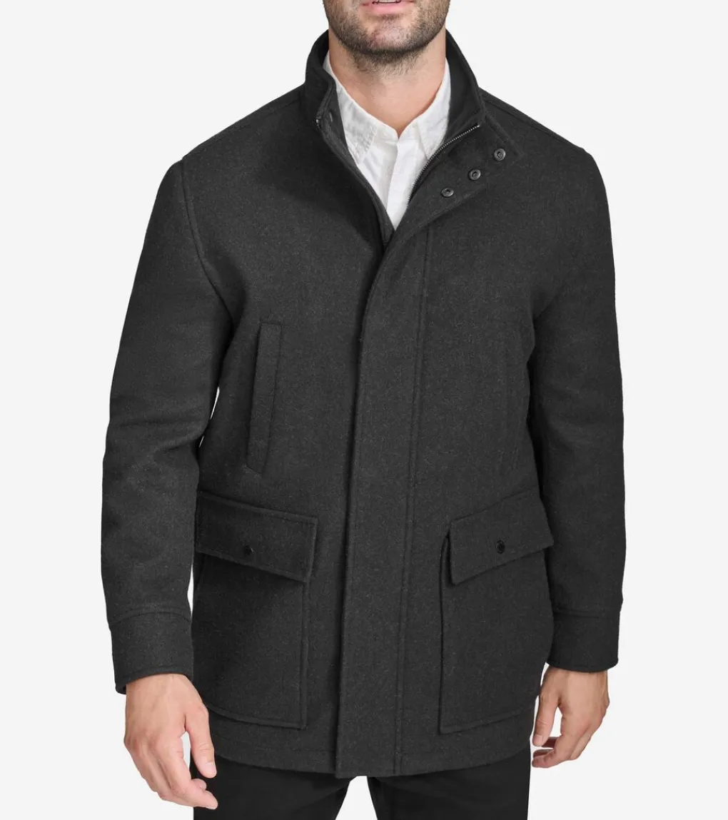 Men's Stretch Wool Coat*Cole Haan Clearance