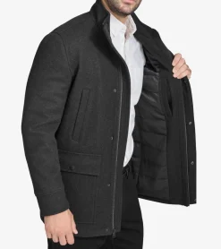 Men's Stretch Wool Coat*Cole Haan Clearance