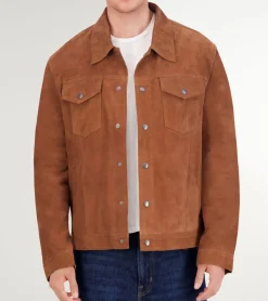 Men's Suede Trucker Jacket*Cole Haan Shop