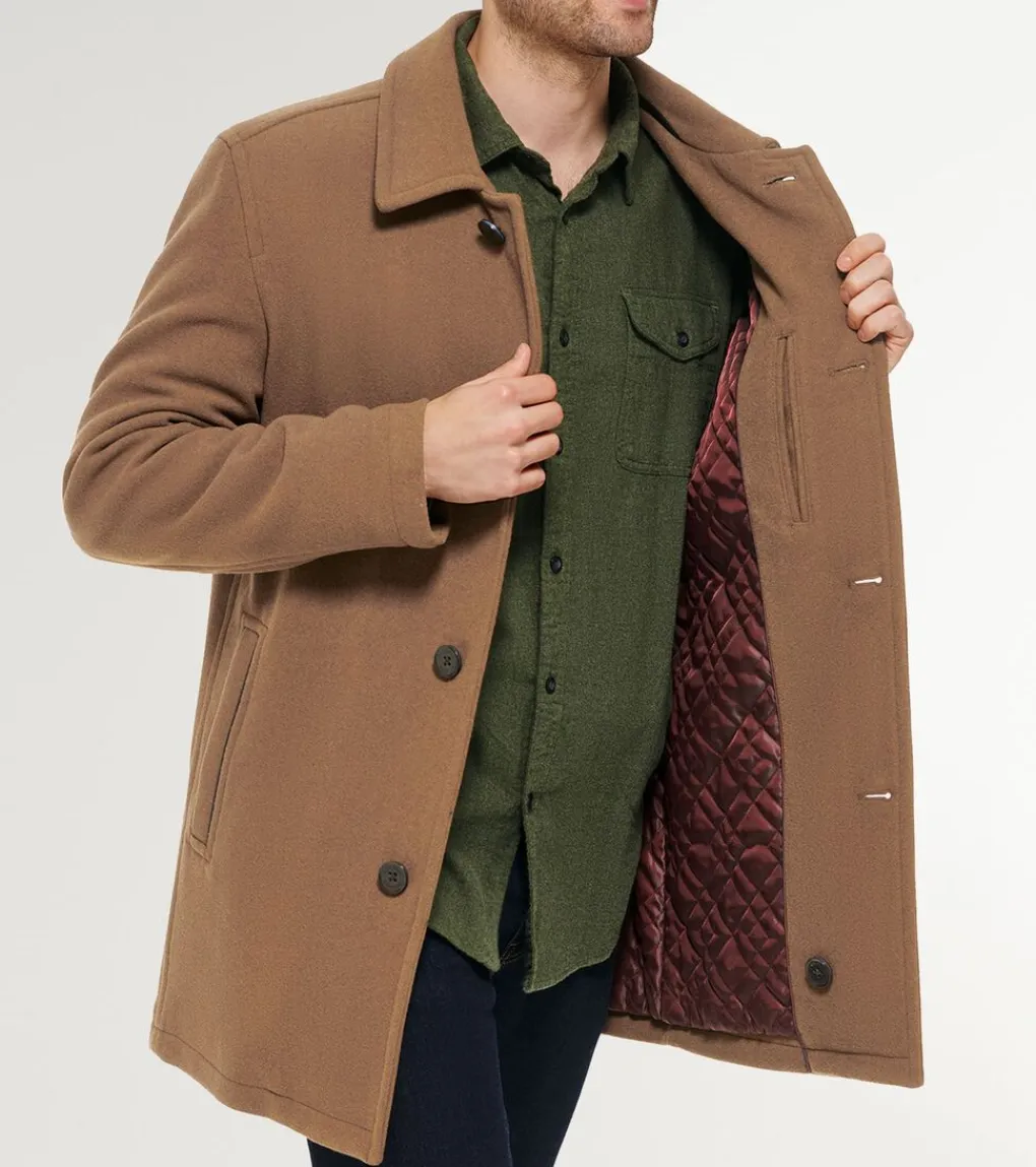 Men's Wool-Blend Car Coat*Cole Haan Outlet
