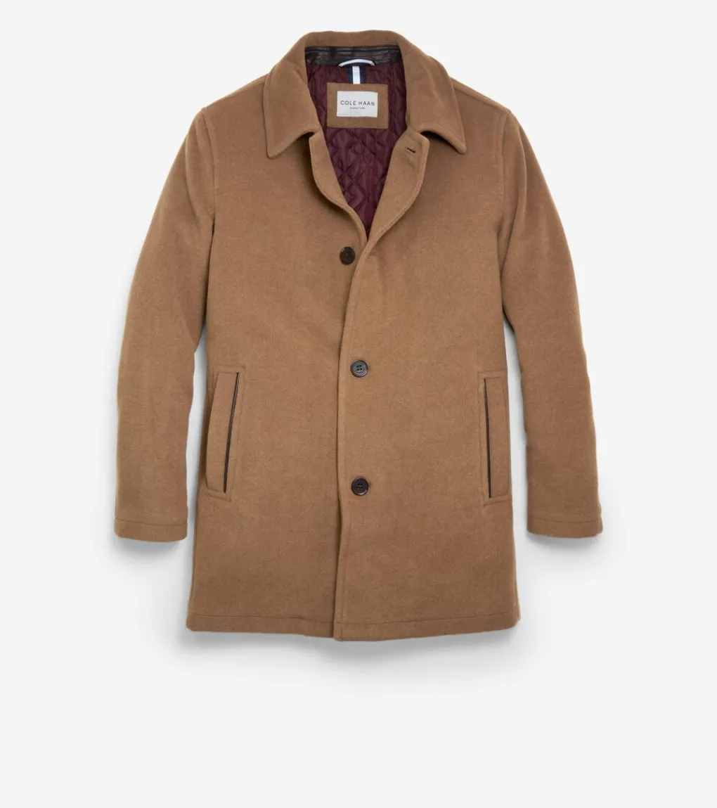 Men's Wool-Blend Car Coat*Cole Haan Outlet