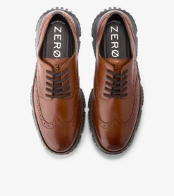 Men's 4.ZERØGRAND Wingtip Winter Oxfords*Cole Haan Fashion