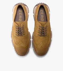 Men's 4.ZER&Oslash;GRAND Wingtip Winter Oxfords*Cole Haan Best Sale