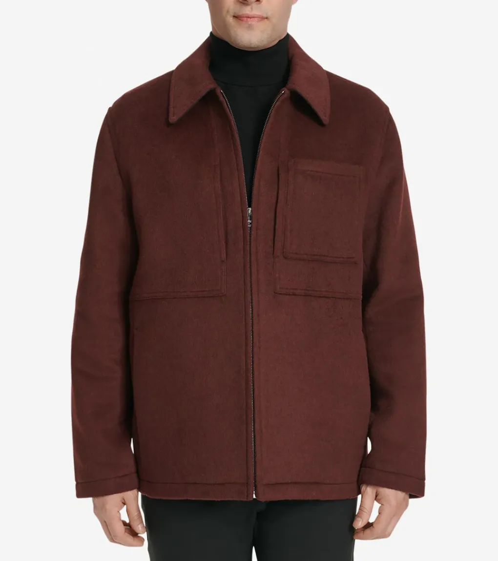Men's Zip-Front Blouson Jacket*Cole Haan Cheap