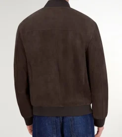Men's Zip-up Suede Jacket*Cole Haan Discount