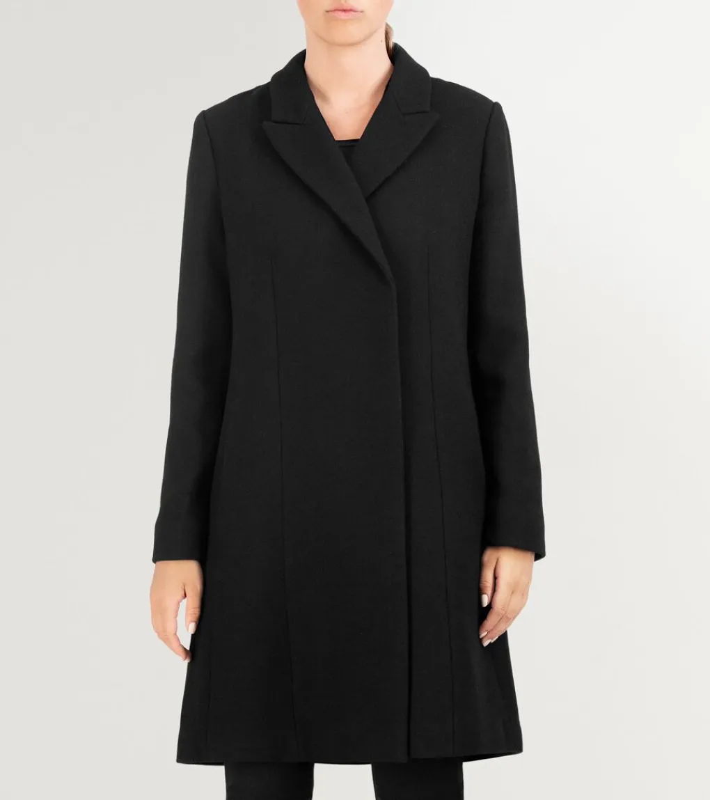 Women's Asymmetrical Peak Lapel Coat*Cole Haan Best Sale