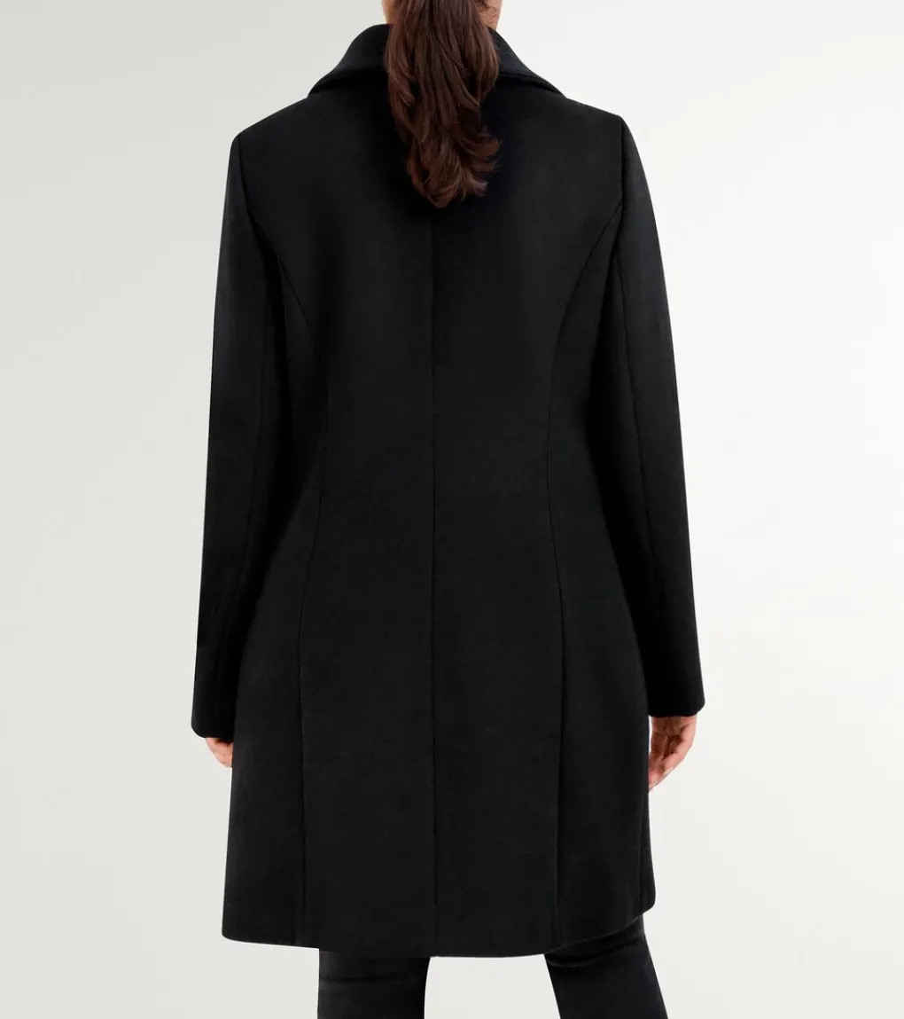 Women's Convertible Collar Button-Up Coat*Cole Haan Outlet