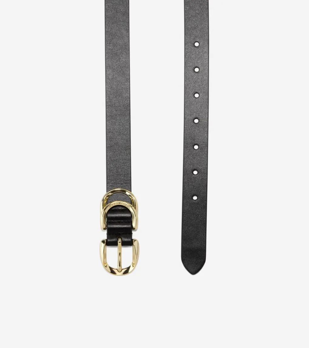 Women's 25mm Slim Double Loop Belt*Cole Haan Best Sale