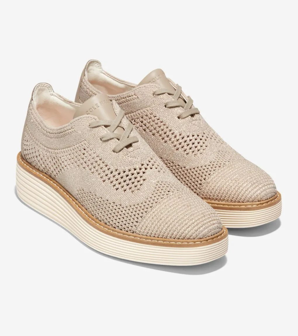 Women's ØriginalGrand Stitchlite™ Platform Wingtip Oxfords*Cole Haan Store