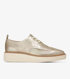 Women's &Oslash;riginalGrand Platform Wingtip Oxfords*Cole Haan Flash Sale
