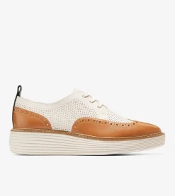 Women's &Oslash;riginalGrand Platform Wingtip Oxfords*Cole Haan Cheap
