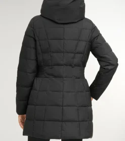 Women's 32" Signature Hooded Taffeta Down Coat*Cole Haan Online