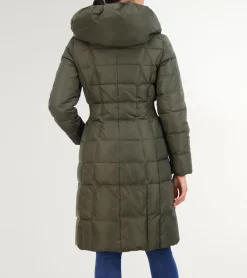Women's 40" Signature Hooded Taffeta Down Coat*Cole Haan Shop