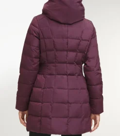 Women's 32" Signature Hooded Taffeta Down Coat*Cole Haan Discount