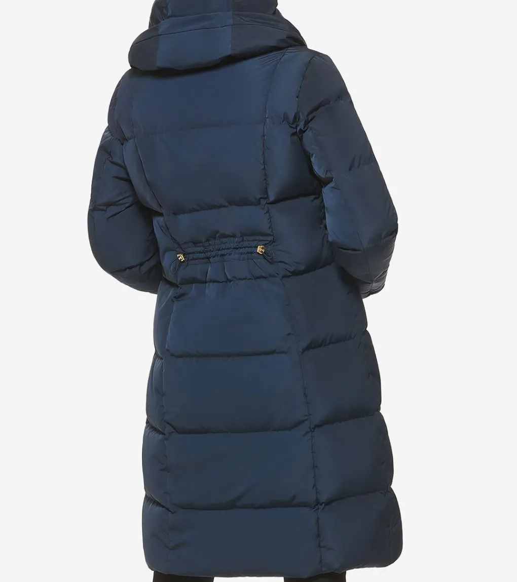 Women's Signature Asymmetrical Collar Convertible Coat 40in*Cole Haan Online