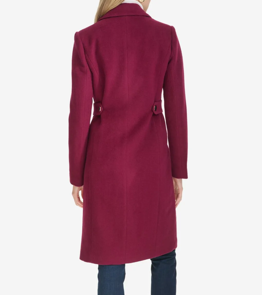 Women's Slick Wool Coat*Cole Haan Discount