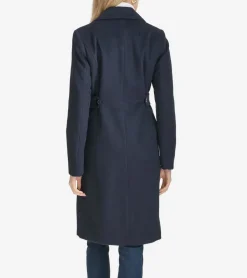 Women's Slick Wool Coat*Cole Haan Cheap