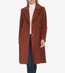 Women's Slick Wool Coat*Cole Haan Sale