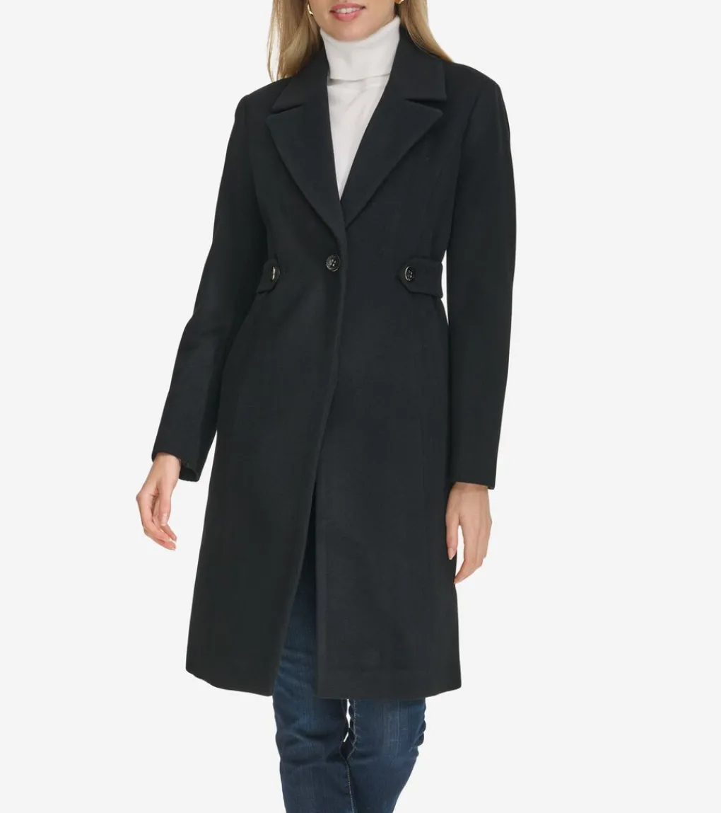 Women's Slick Wool Coat*Cole Haan Sale