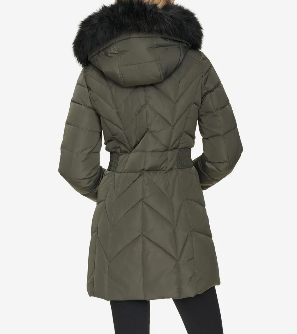 Women's Taffeta Down Coat*Cole Haan Best Sale