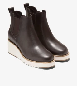 Women's ZERØGRAND City Wedge Waterproof Chelsea Boots*Cole Haan Cheap
