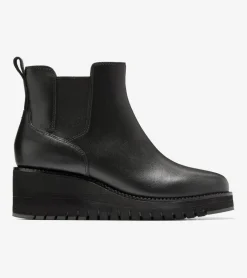 Women's ZER&Oslash;GRAND City Wedge Waterproof Chelsea Boots*Cole Haan Store