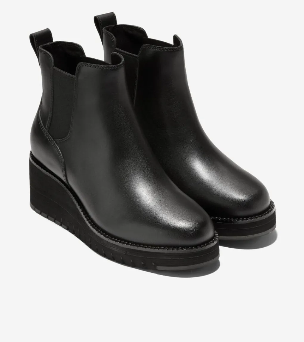 Women's ZERØGRAND City Wedge Waterproof Chelsea Boots*Cole Haan Store