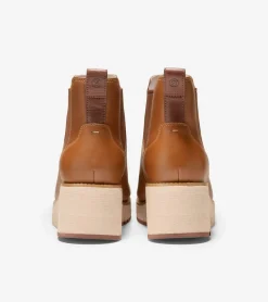 Women's ZERØGRAND City Wedge Waterproof Chelsea Boots*Cole Haan New