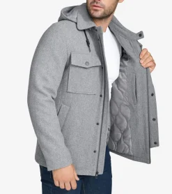 Wool Twill Field Jacket*Cole Haan Cheap